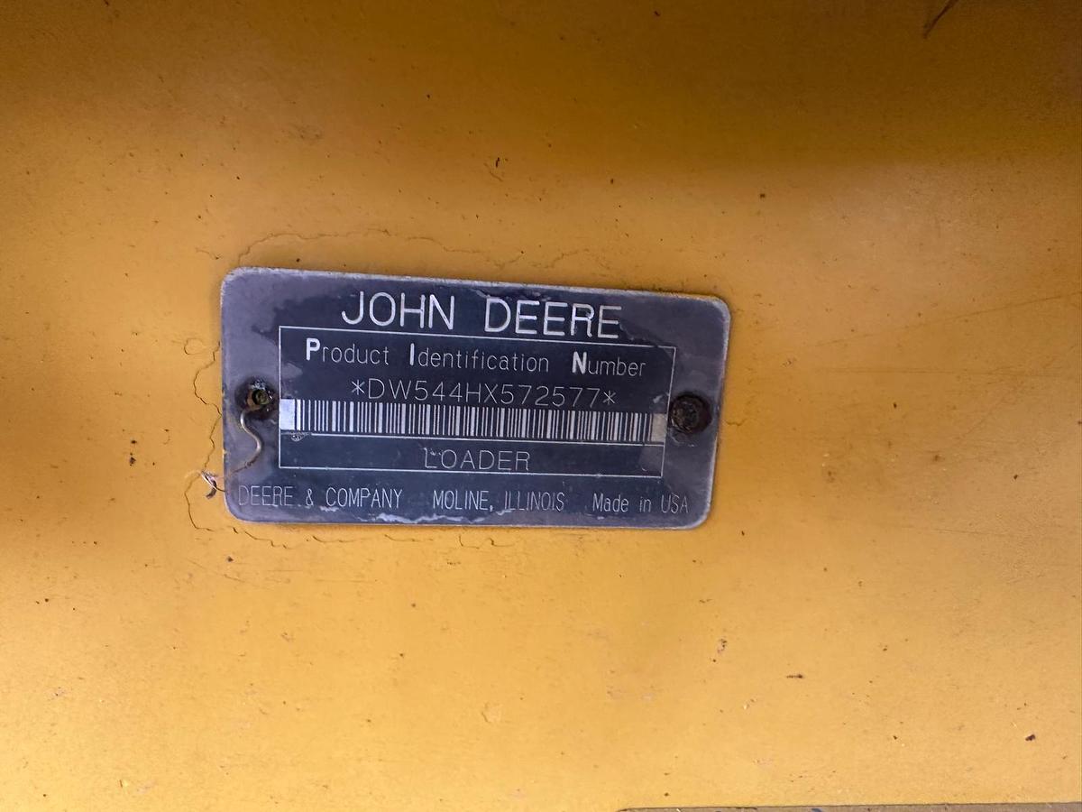 Used 2003 JOHN DEERE 544H WHEEL LOADER