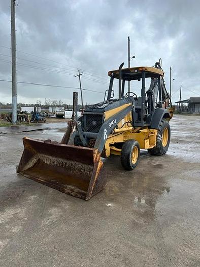 Used 2010 JOHN DEERE 310 J BACKHOE WITH HAMMER