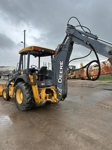 Used 2010 JOHN DEERE 310 J BACKHOE WITH HAMMER