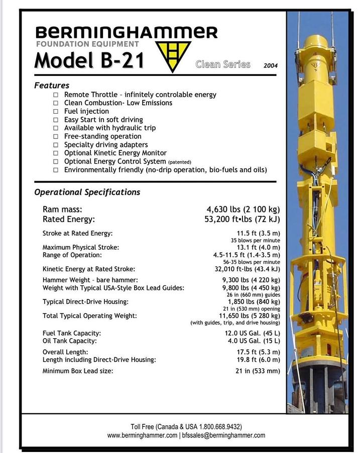Used 2008 BERMING HAMMER