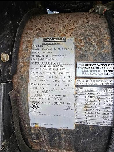 2014 GENERAC GENERATORS