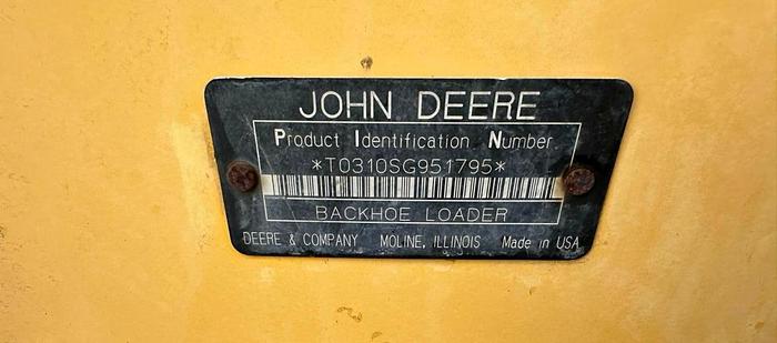 Used JOHN DEERE 310G