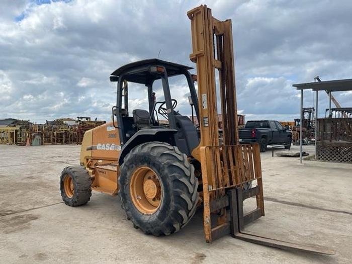 Used 2007 CASE 586G III ROUGH TERRAIN FORKLIFT