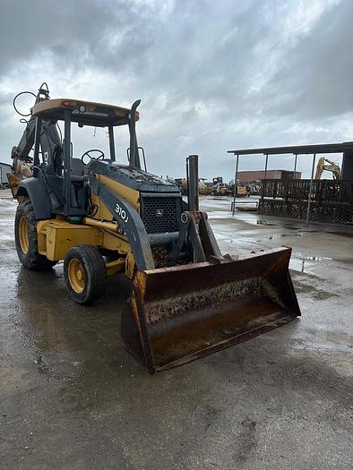 Used 2010 JOHN DEERE 310 J BACKHOE WITH HAMMER