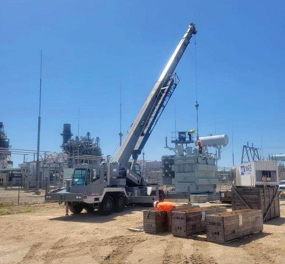 Used 1993 GROVE TMS 745 B HYDRAULIC CRANE