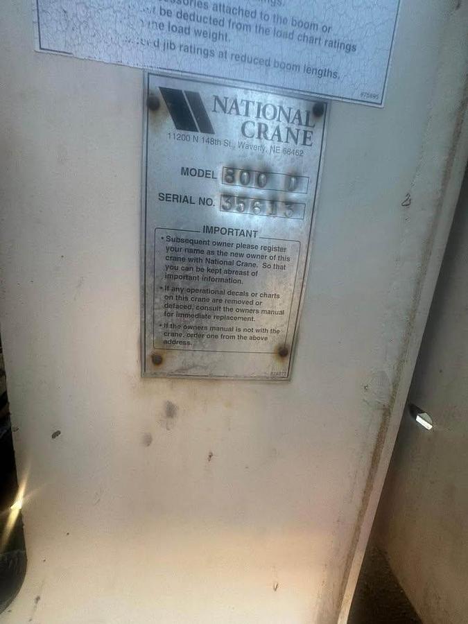 Used 2004 NATIONAL 800D SERIES BOOM TRUCK ON PETERBILT PB330