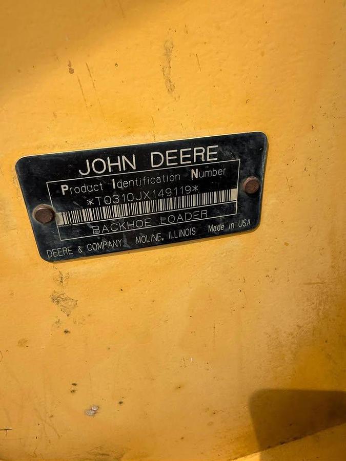 Used 2007 JOHN DEERE 310J BACKHOE