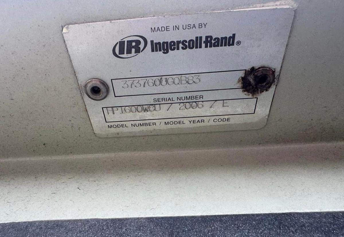 Used 2006 INGERSOL RAND 1600 CFM COMPRESSOR