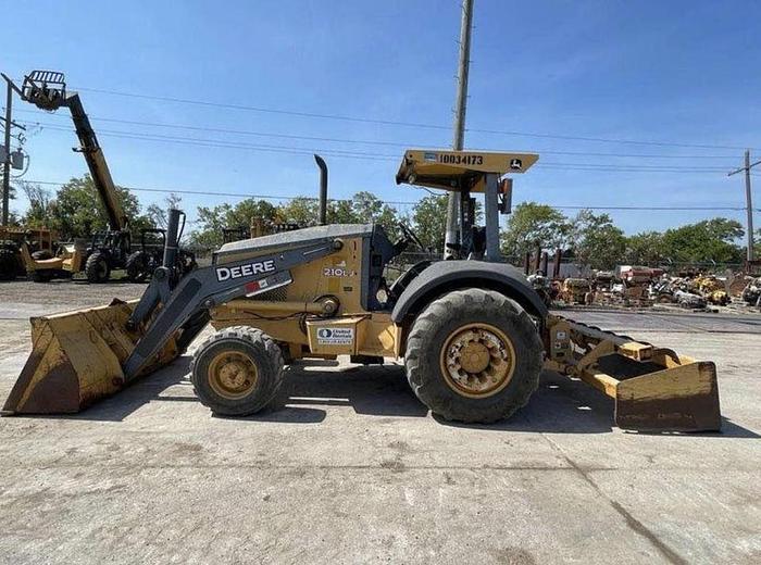 Used 2008 JOHN DEERE 210LJ BOX BLADE TRACTOR