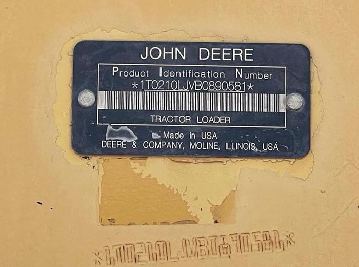 Used 2008 JOHN DEERE 210LJ BOX BLADE TRACTOR