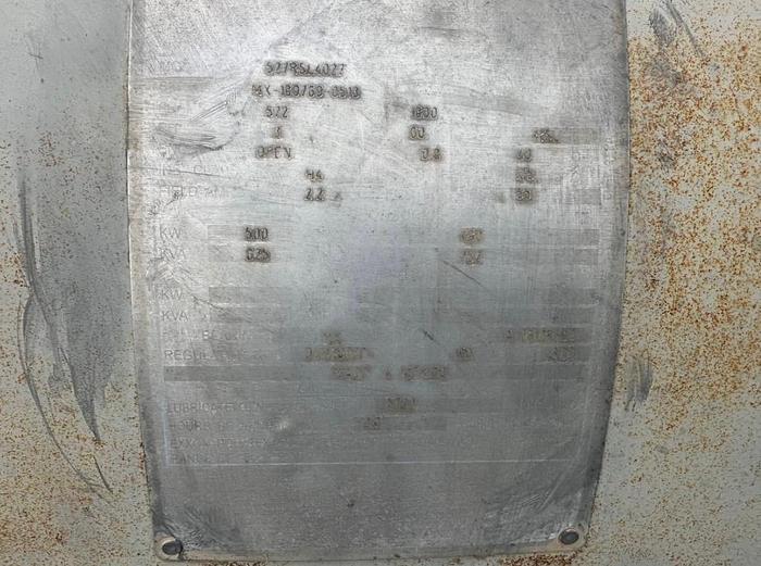 Used CAT 500KW GENERATOR