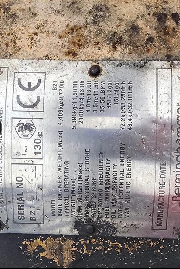 Used 2008 BERMING HAMMER