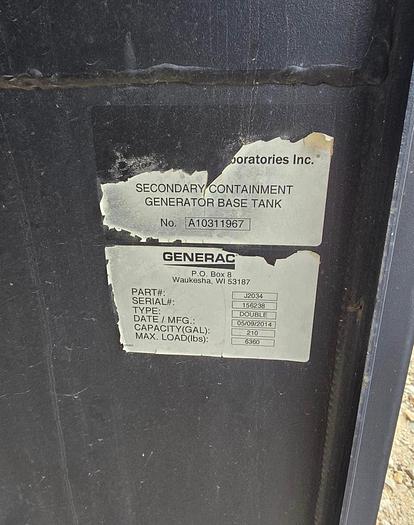 2014 GENERAC GENERATORS
