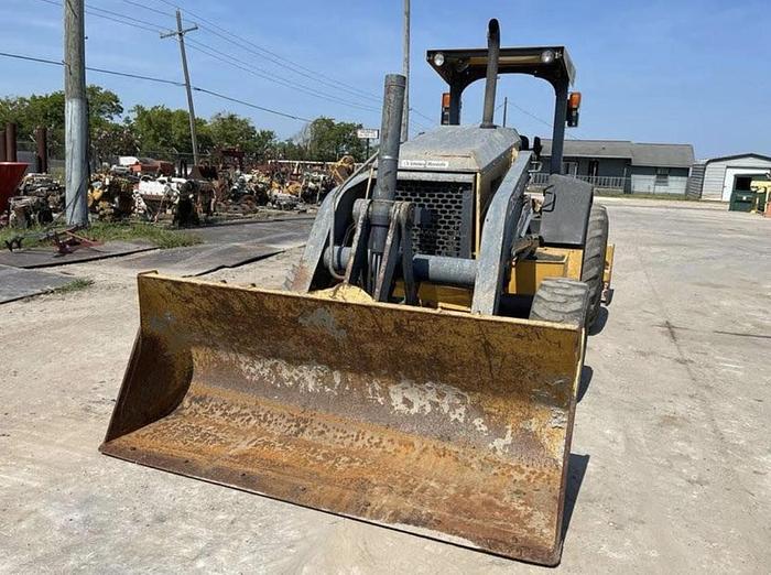Used 2008 JOHN DEERE 210LJ BOX BLADE TRACTOR
