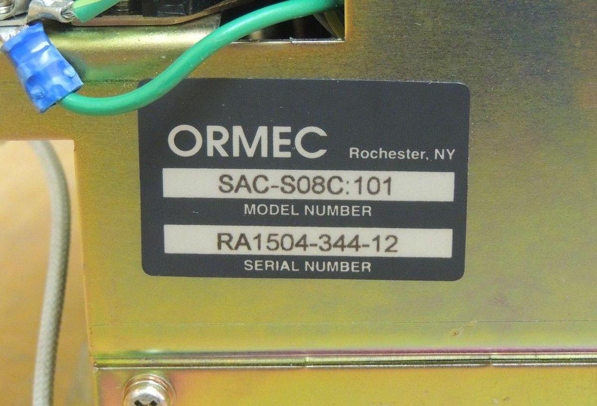 Refurbished Rebuilt Ormec AC Brushless Servo Drive SAC-S08C:101 S-Series