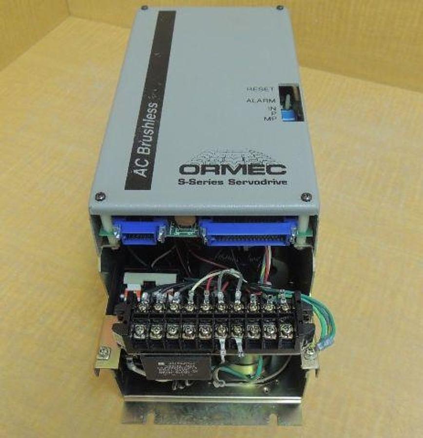 Refurbished Rebuilt Ormec AC Brushless Servo Drive SAC-S03A:101 S-Series 50-60Hz SACS03A101