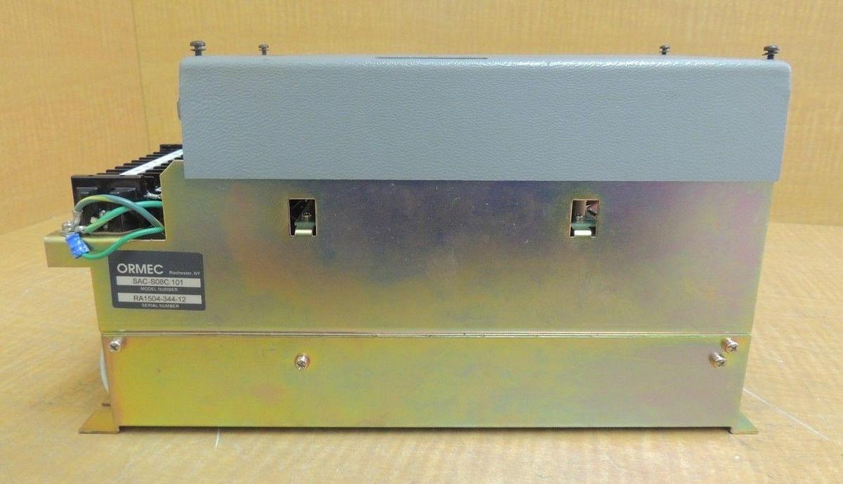 Refurbished Rebuilt Ormec AC Brushless Servo Drive SAC-S08C:101 S-Series