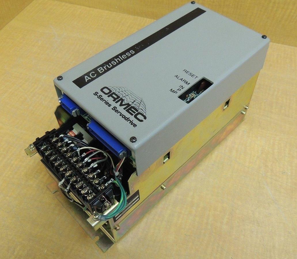 Refurbished Rebuilt Ormec AC Brushless Servo Drive SAC-S03A:101 S-Series 50-60Hz SACS03A101