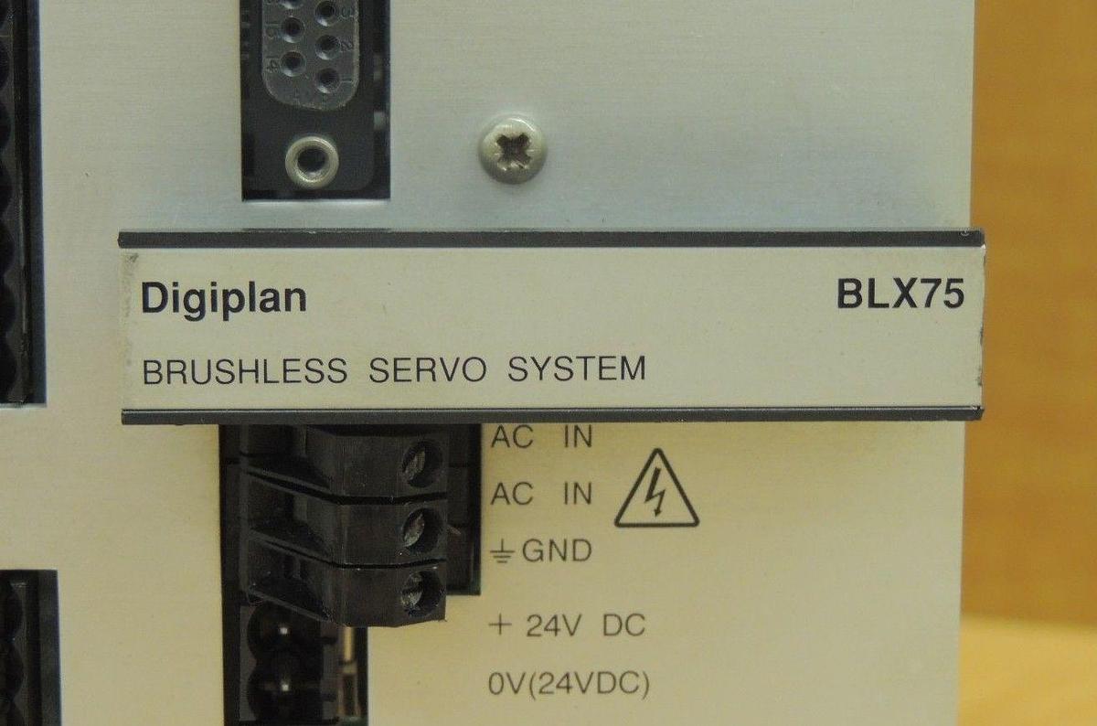 Used Used Parker Digiplan Brushless Servo System BLX75L BLX75