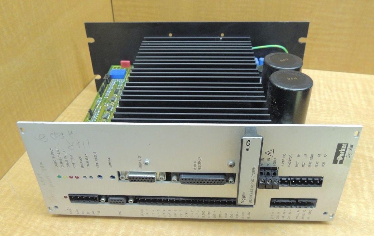 Used Used Parker Digiplan Brushless Servo System BLX75L BLX75