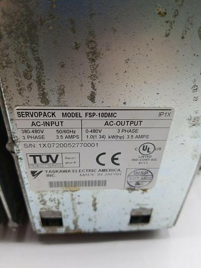 Used YASKAWA FSP-10DMC SERVOPACK