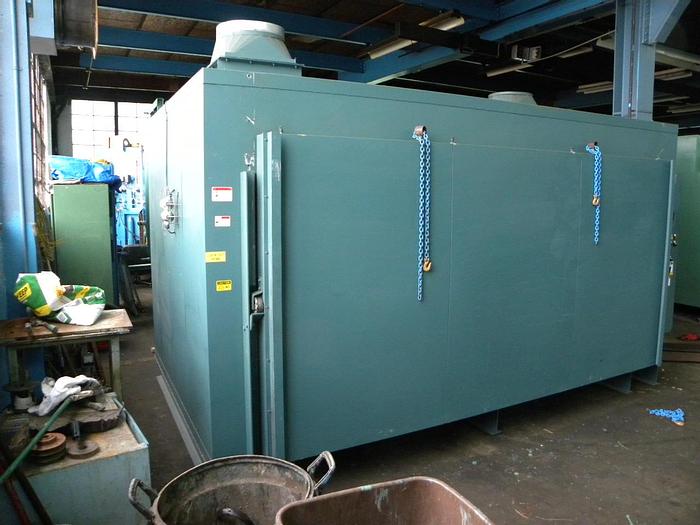 Used GRIEVE BATCH OVEN 132" WIDE X 48" DEEP X 66" HIGH - 500 DEG. F - 460V