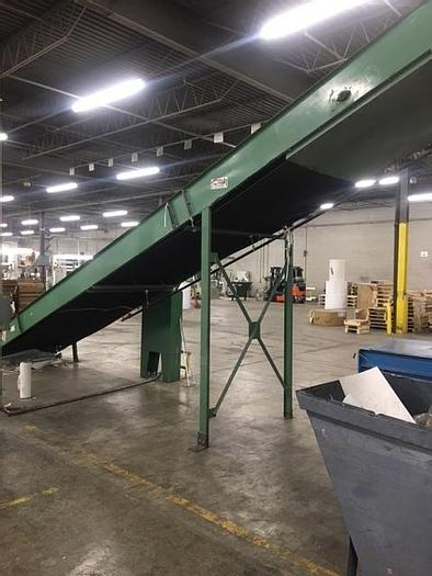 Used BLOAPCO 805 SERIES PIGGY BACK SHREDDER WITH CONVEYOR (NO BALER) S/N 960743 Pending JE