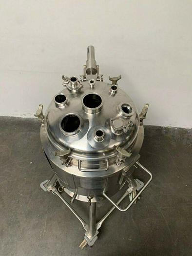 Used Walker 100 Liter Stainless Steel Jacketed Reactor 45 PSI
