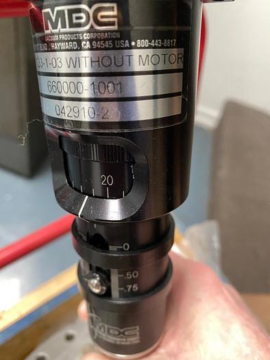 Used MDC Vacuum Products BLM-133-1-03 w/o Motor