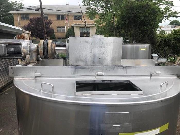 Used LEE D9MA-600 GAL. DUAL AGITATION, SCRAPE SURFACE, INSULATED "DIRECT" STEAM KETTLE D9MA-600
