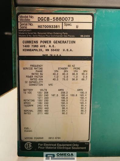 Used TLD ACE-302-H-CUP 24 ton AC/Heater Unit