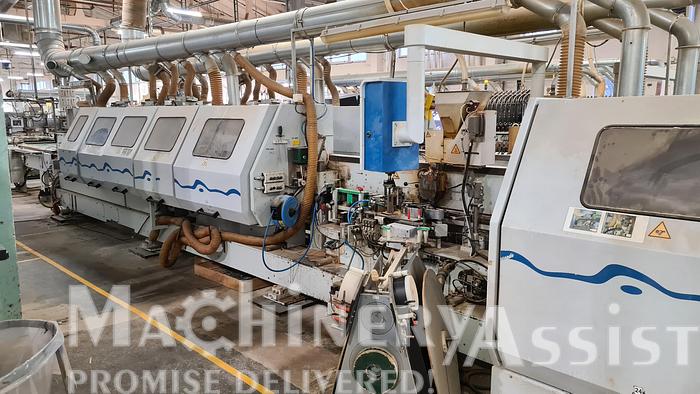 Used 2008 double-sided edging line Homag KF63
