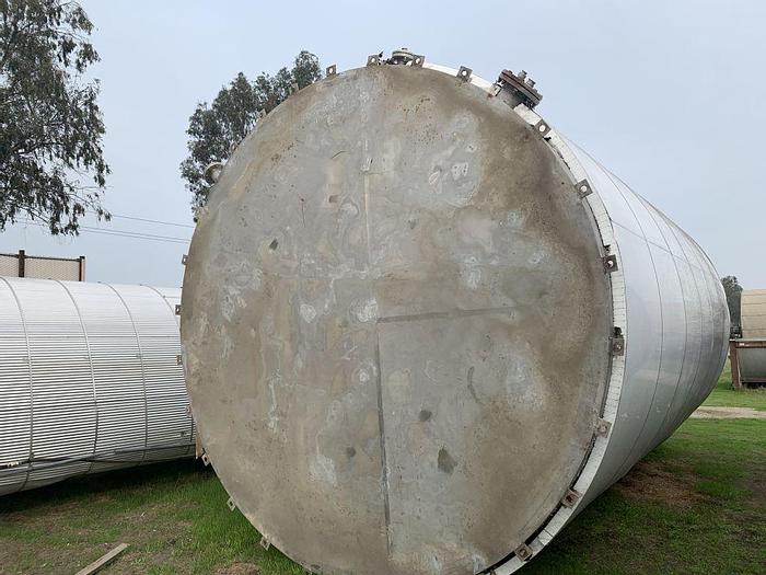 Used Tank, 25,000 Gallon, S/st, 13.5' x 23.5', Insulated, #S744299