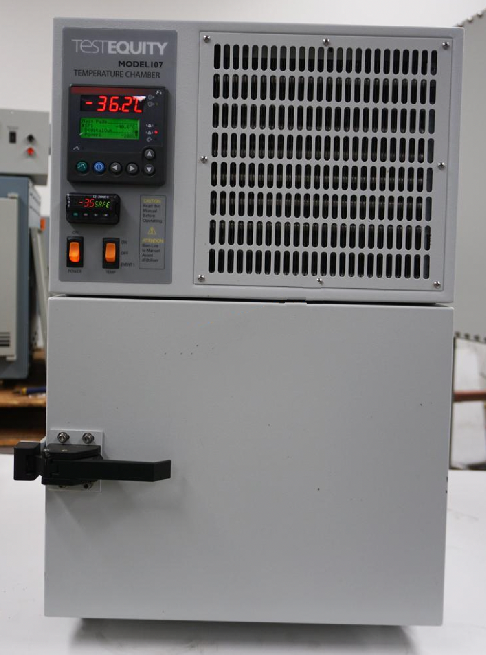 Refurbished Test Equity 107 Temperature chamber, -40 to +130C, 120vac