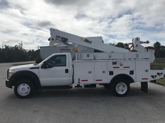 Used 2011 Ford F550 4x4 Altec AT40-MH 45ft Bucket Truck