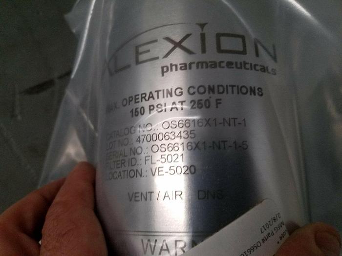 Alexion Filter Cartridge Housing OS6616 Medical Pharmaceutical Stainless Steel