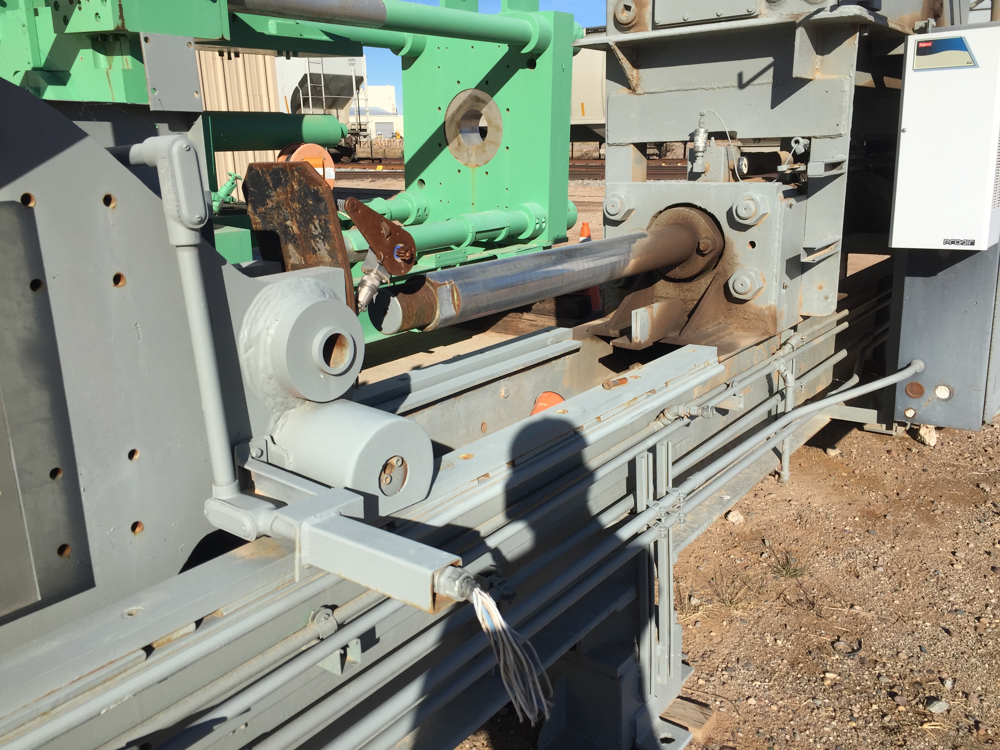 Used 40 Ton x  50 ft. Wean Hydraulic Extrusion Stretcher