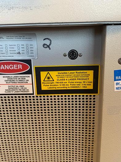 Used Lumenis XC Hair removal laser 400 MS ~ Single Owner~ Warranty~ Headroom= 1.73