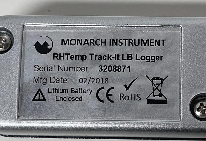 Used Monarch Instrument RHTemp Track-it Data Logger