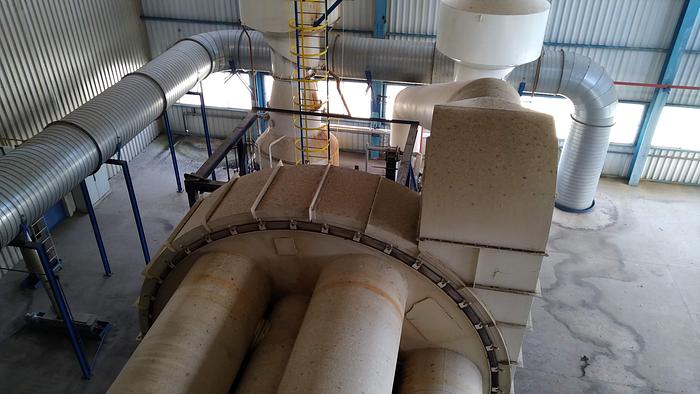 Usado Secador industrial rotativo para açúcar