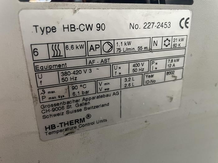 Gebruikt HB Therm Series 3 HB CW 90