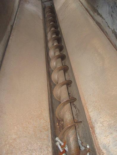 Used Hopper, 20 CF, C/st, 96" x 24" x 16", Screw Discharge #S738858