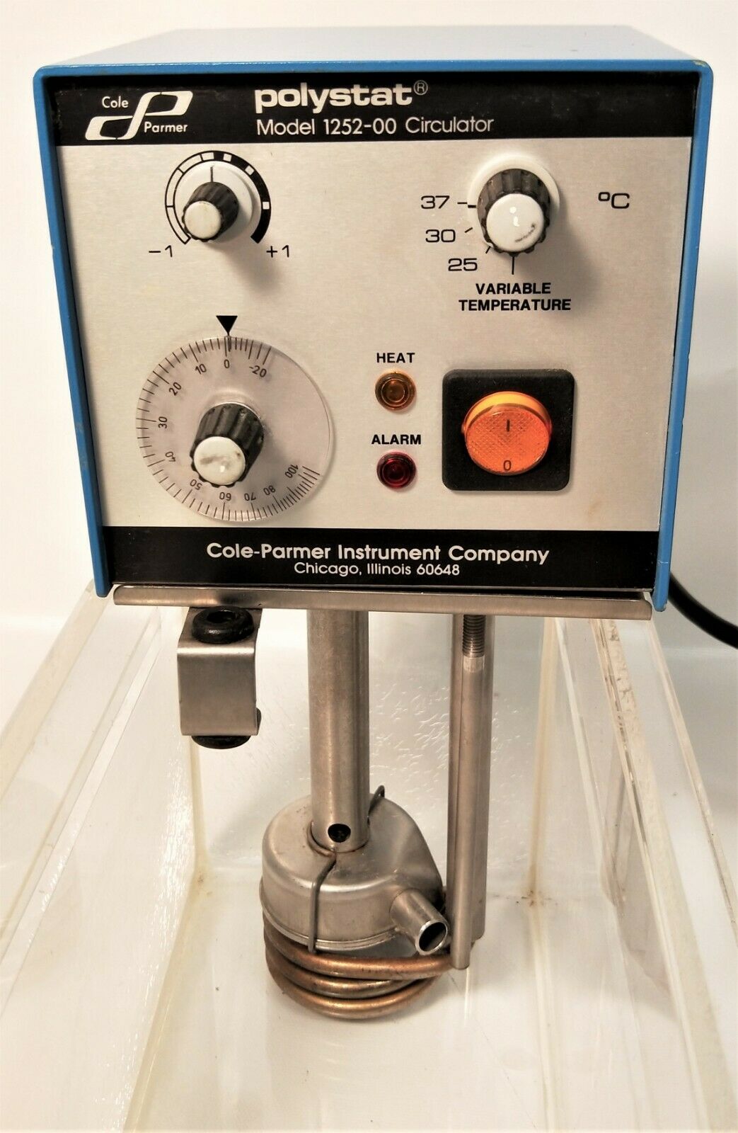 Used Cole-Parmer Polystat 1252-00/2 Immersion Circulator with Haake 5P Bath (5L)