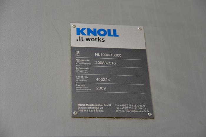 Gebraucht 2009 Knoll 96 KW, HL1000/10000,
