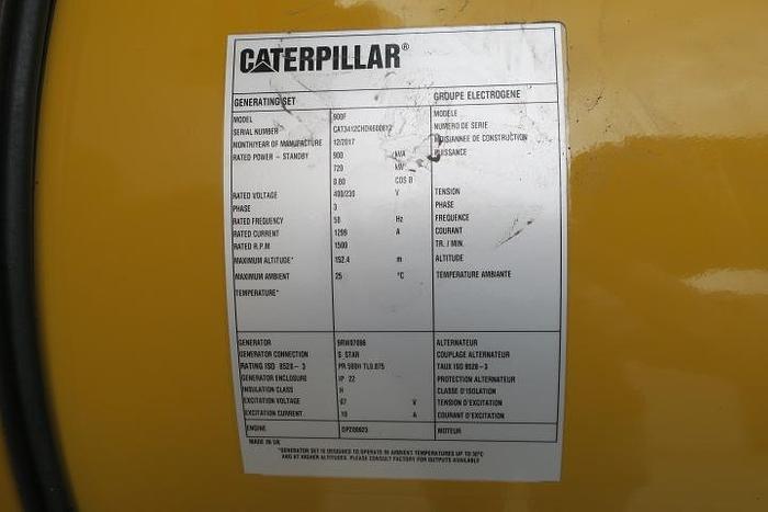 Unused 2016 Caterpillar 900 KVA