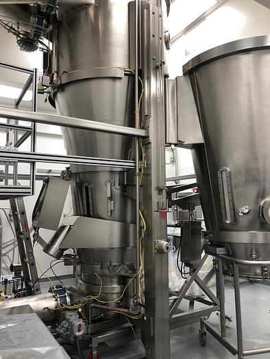 Used Glatt GPCG 60 Fluid Bed Dryer