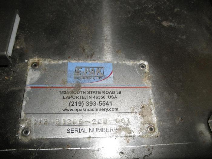Used Filler, Bottle, 4-Head, Inline, E-Pak, Semi-Automatic, #C741930