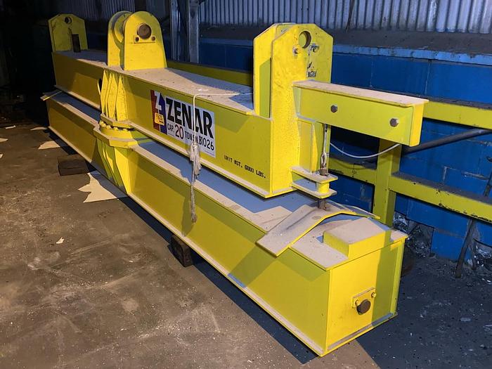 Used ZENAR  360' ROTATING ROLL SPREADER BAR ATTACHMENT 20 TON CAP.