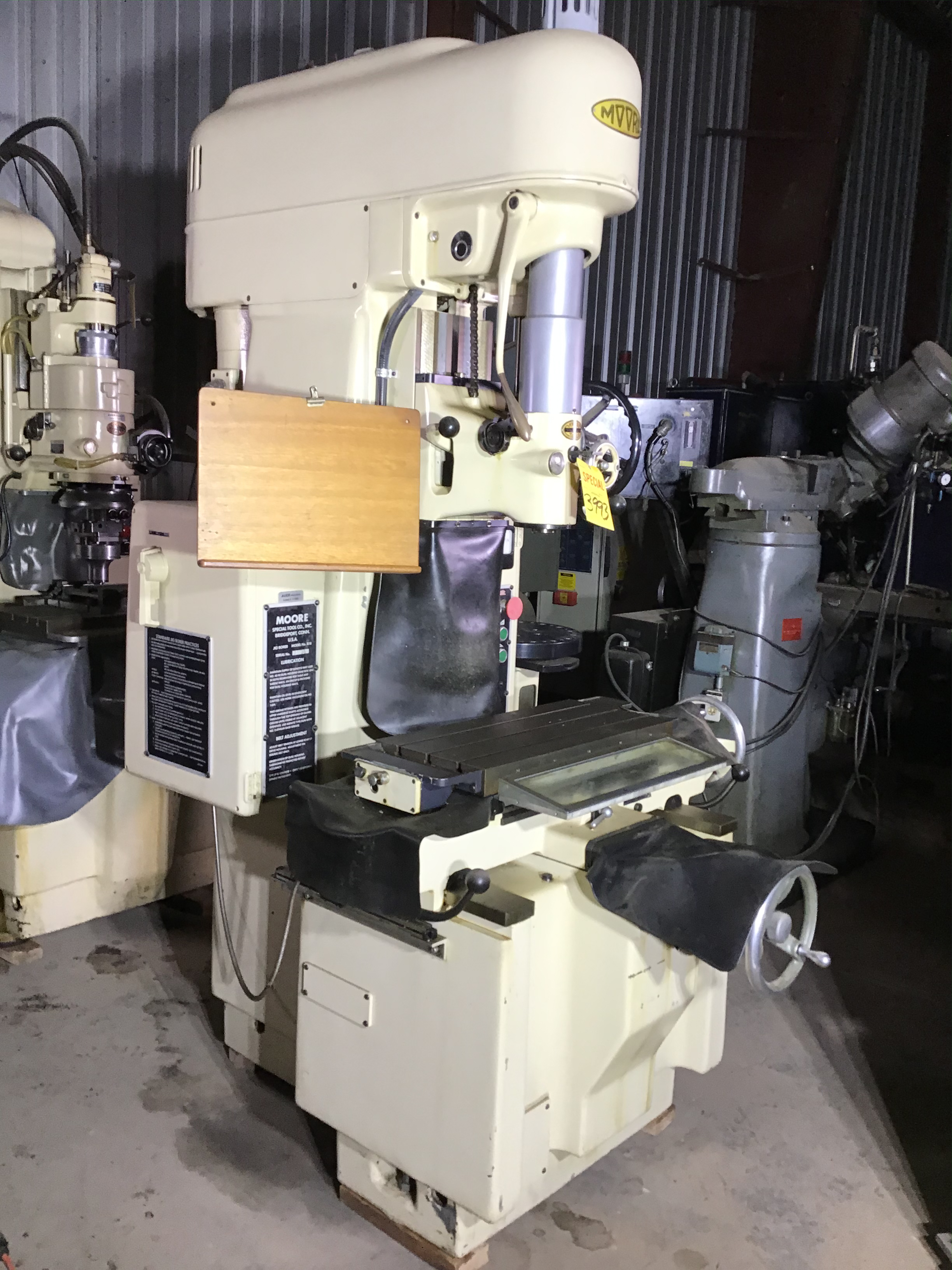 Used Moore Mdl. B18 Jig Borer, MINT CONDITION