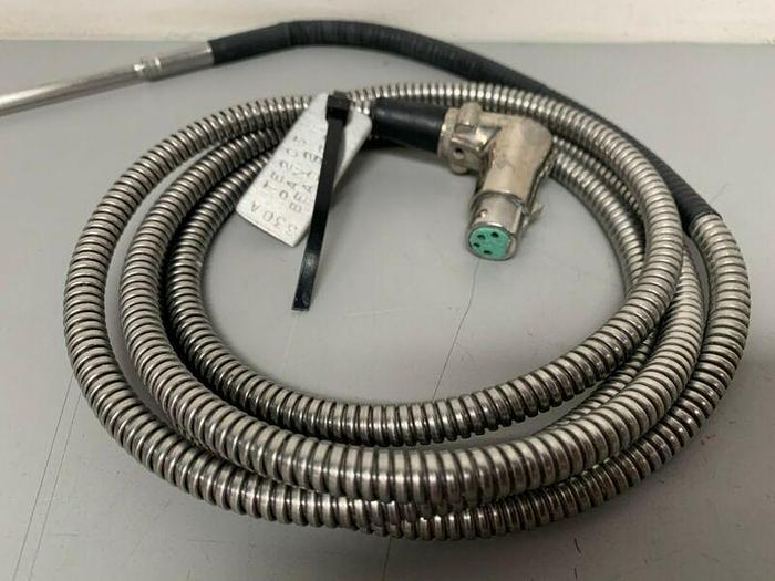 Used Stainless Steel 24" Temperature Probe w/ x4 Prong Fittings